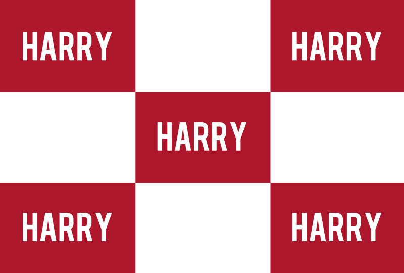 Harry Newborn Blanket - Ruby/White
