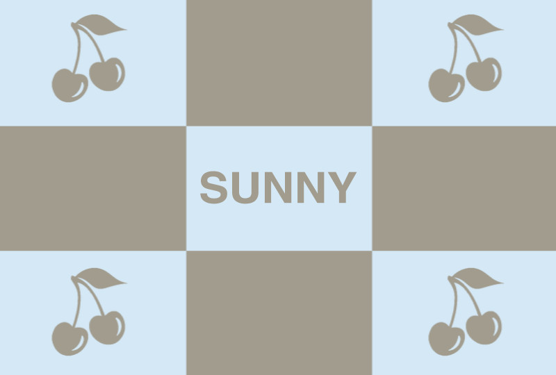 Sunny Newborn Blanket - Ice-Blue/Beige
