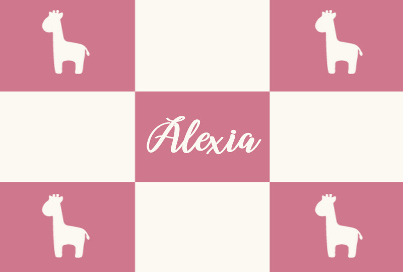 Alexia Newborn Blanket - Rose/Eggshell