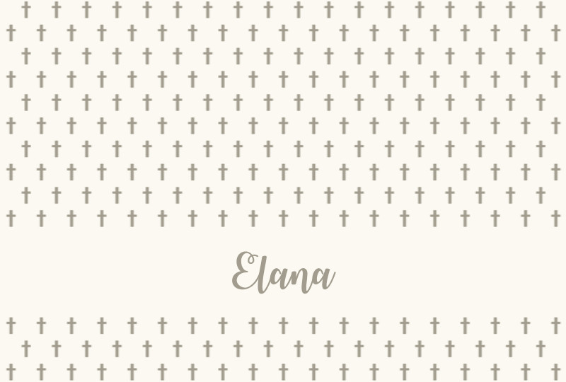 Elana Newborn Blanket - Eggshell/Beige Perfect Condition