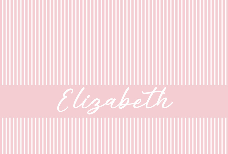 Elizabeth Newborn Blanket – Pastel-Pink/White with Minor Defects