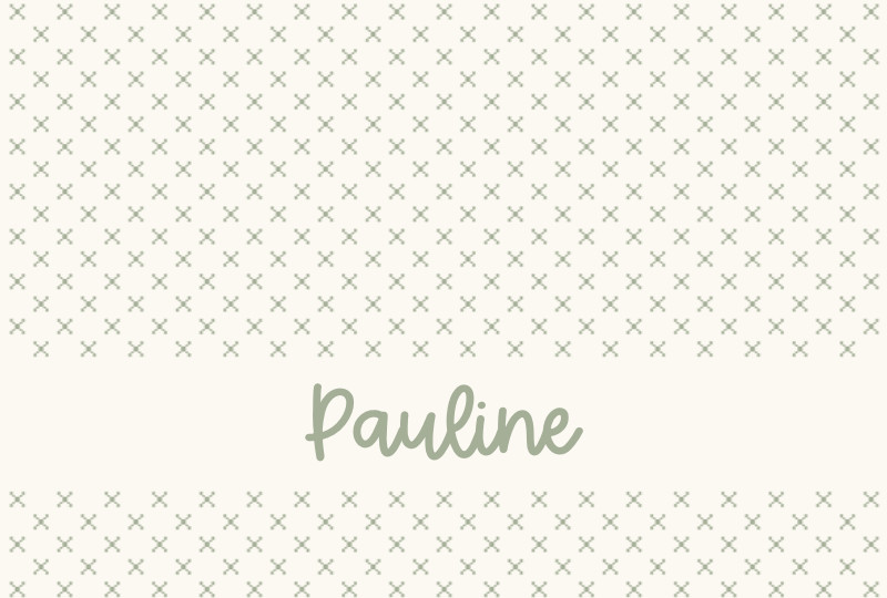 Pauline Newborn Blanket - Eggshell/Sage