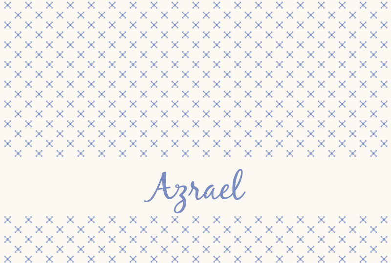 Azrael Newborn Blanket - Eggshell/Seamist Perfect Condition