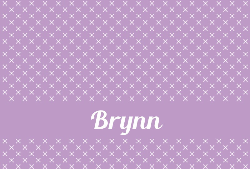 Brynn Newborn Blanket - Lavender/White