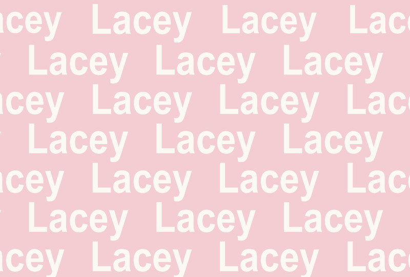 Lacey Newborn Blanket - Pastel-Pink/Eggshell Perfect Condition