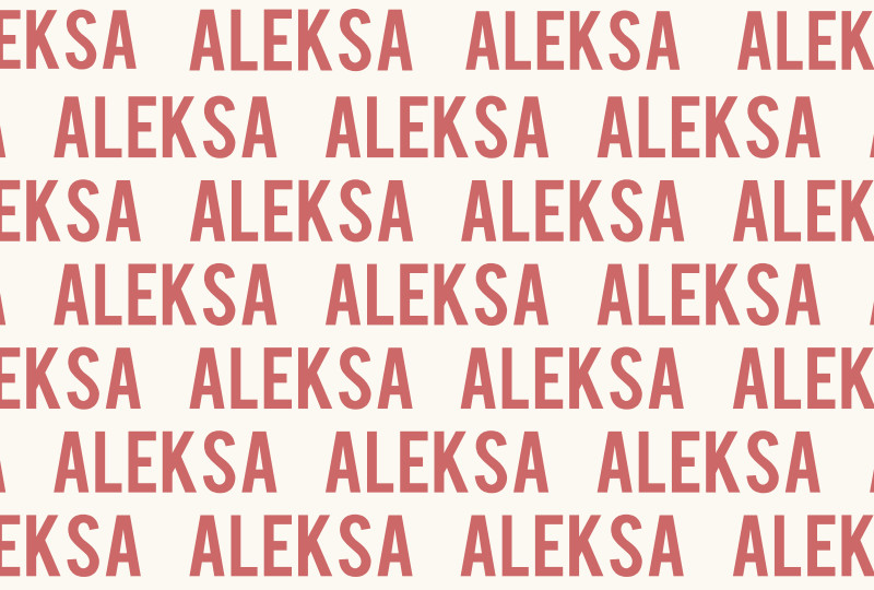 ALEKSA Newborn Blanket - Eggshell/Salmon