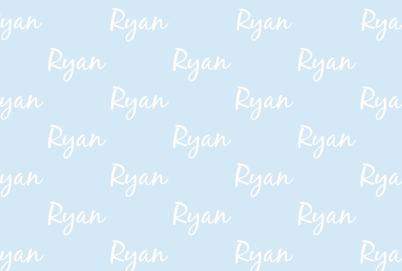 Ryan Newborn Blanket - Ice Blue/White