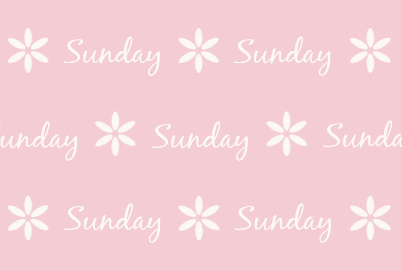 Sunday Newborn Blanket - Pastel Pink/Eggshell