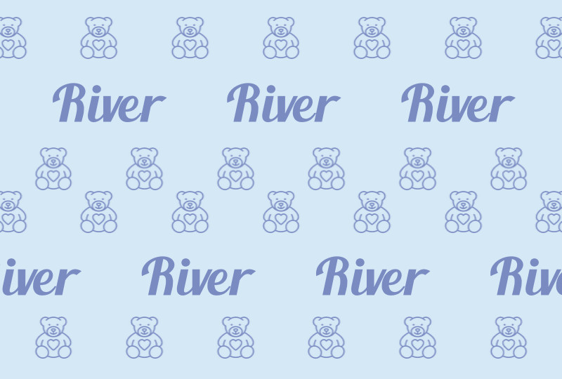 River Newborn Blanket - Ice-Blue/Seamist