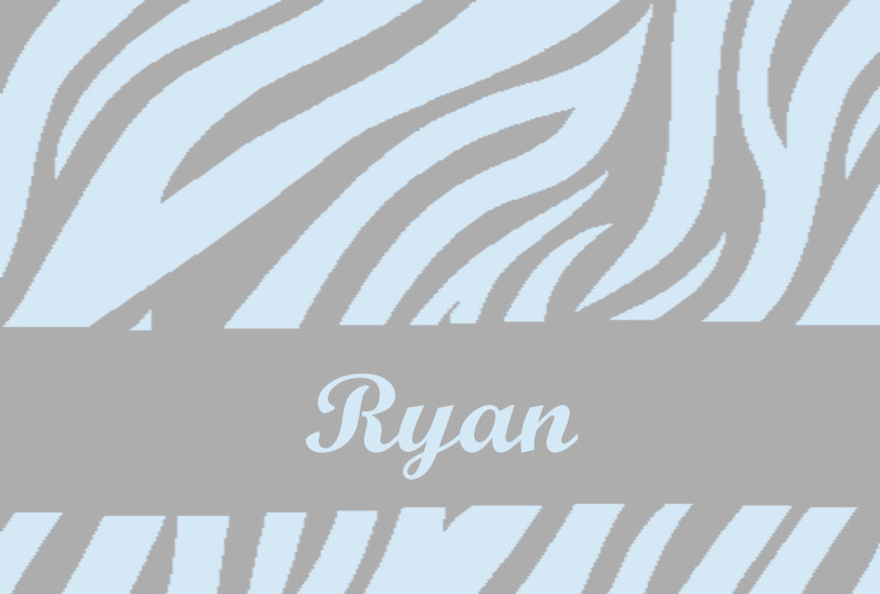 Ryan Newborn Blanket - Pewter/Ice-Blue