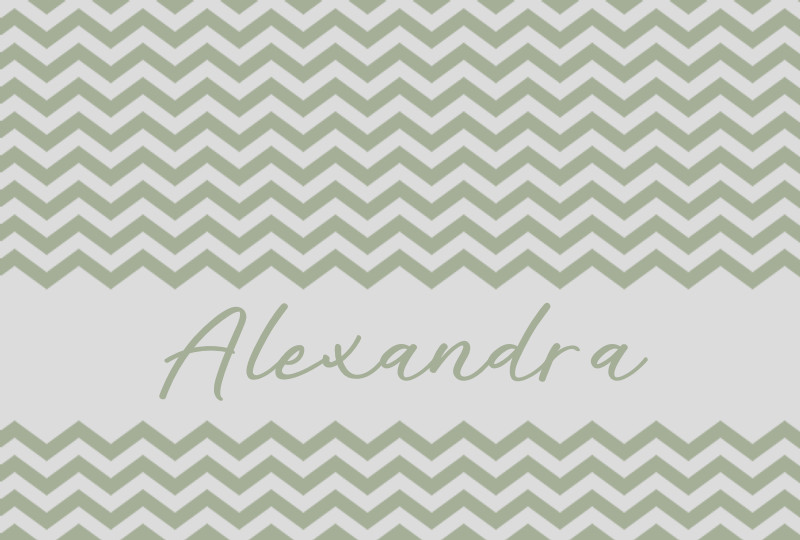 Alexandra Newborn Blanket - Sage/Fog