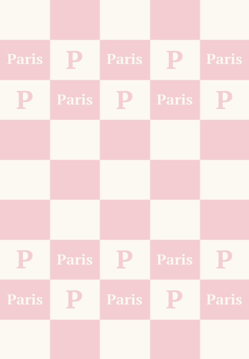 Paris Single Bed Blanket - Pastel Pink/Eggshell