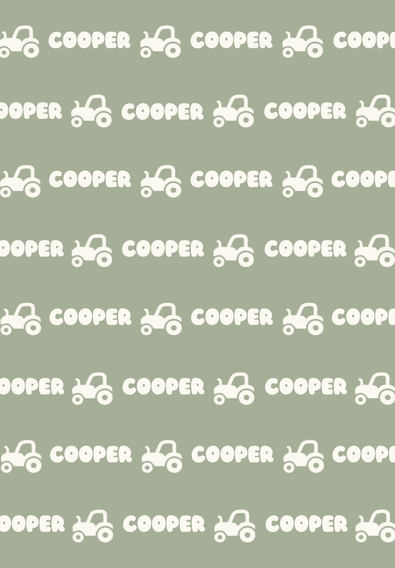 Cooper Single Bed Blanket - Sage/Eggshell
