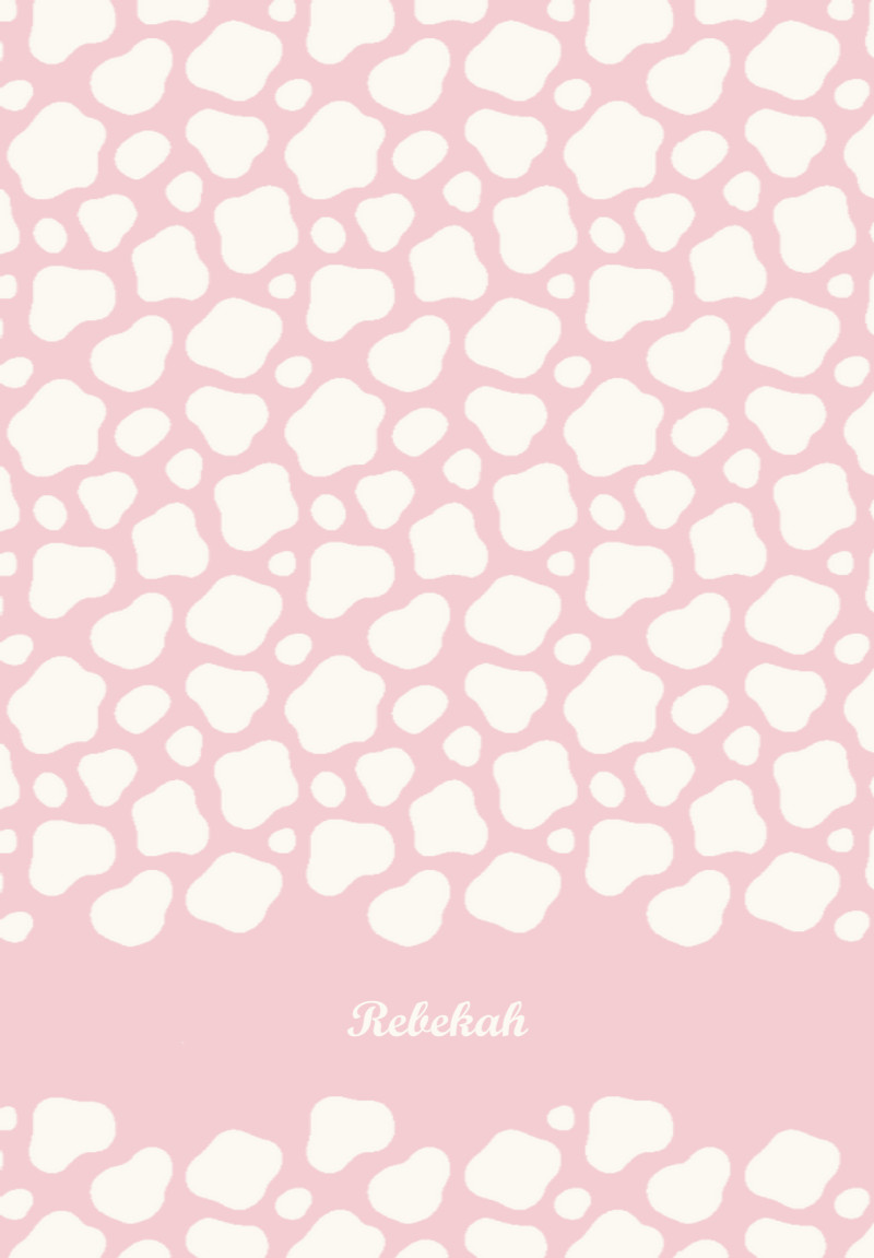Rebekah Single Bed Blanket - Pastel Pink/Eggshell