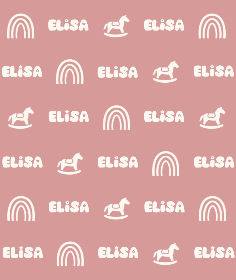 Elisa Throw Blanket - Blush/Eggshell with Minor Defects