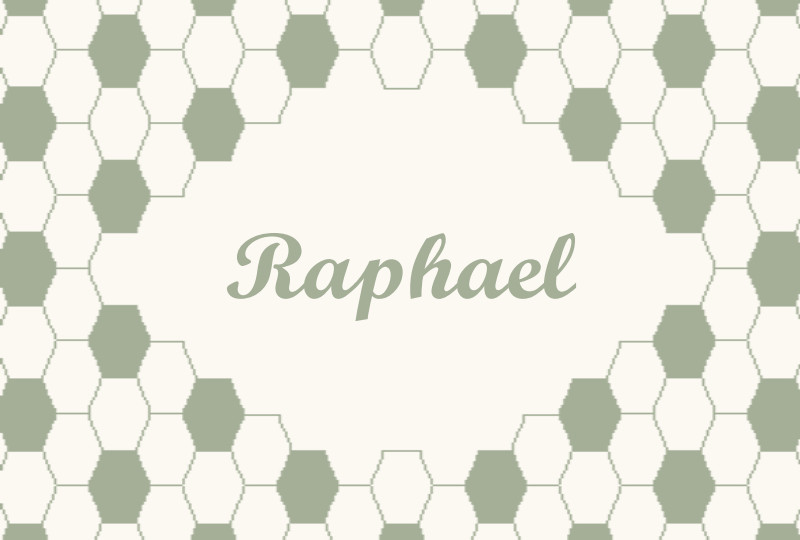 Raphael Newborn Blanket - Eggshell/Sage