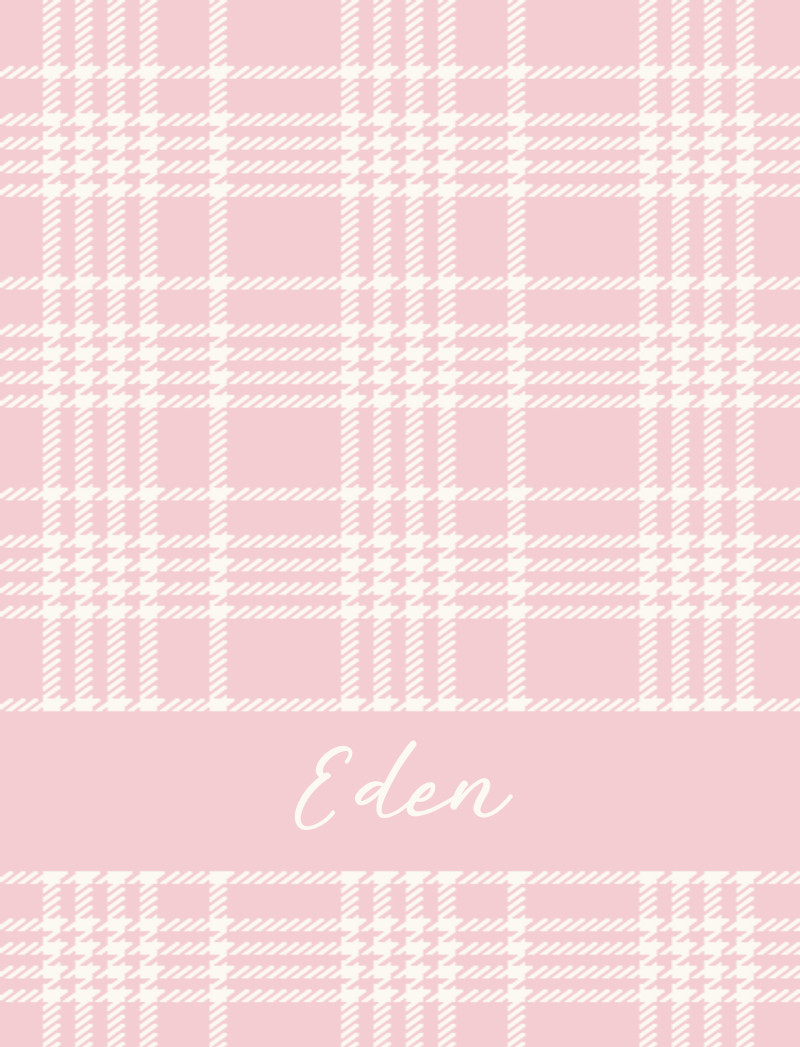 Eden Bassinet Blanket - Pastel-Pink/Eggshell Perfect Condition