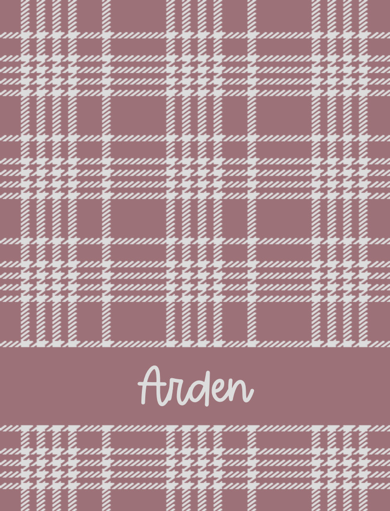 Arden Bassinet Blanket - Mauve/Fog