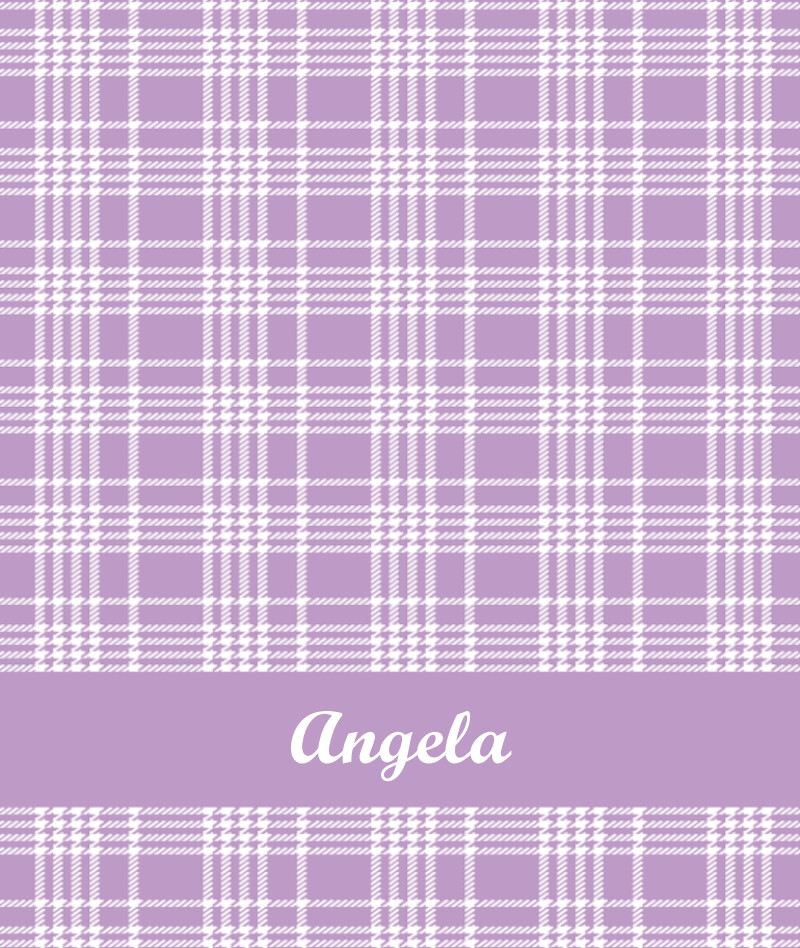 Angela Throw Blanket - Lavender/White