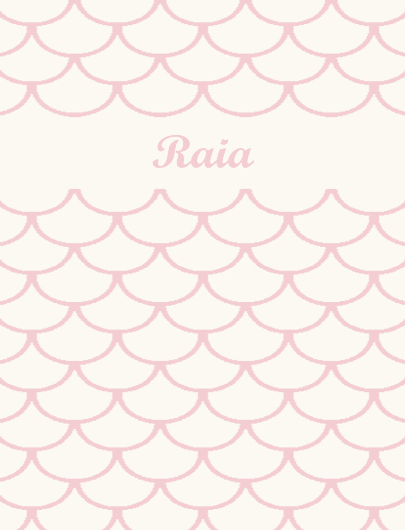 Raia Bassinet Blanket - Eggshell/Pastel Pink