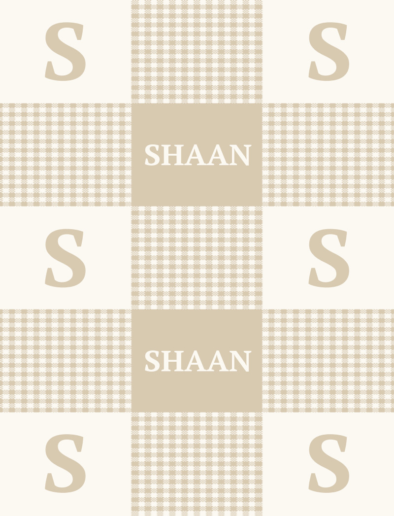 SHAAN Bassinet Blanket – Oat/Eggshell with Minor Defects
