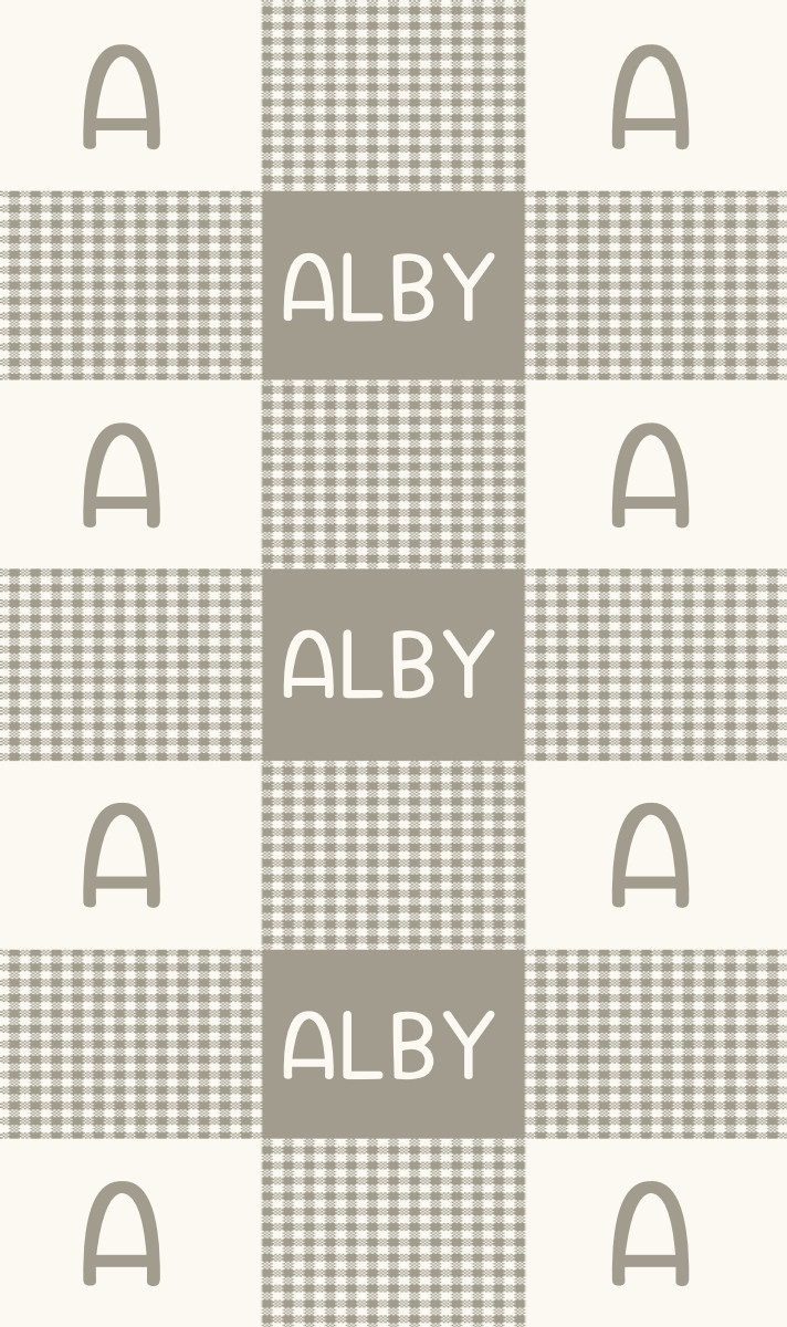 Alby Cot Blanket - Beige/Eggshell