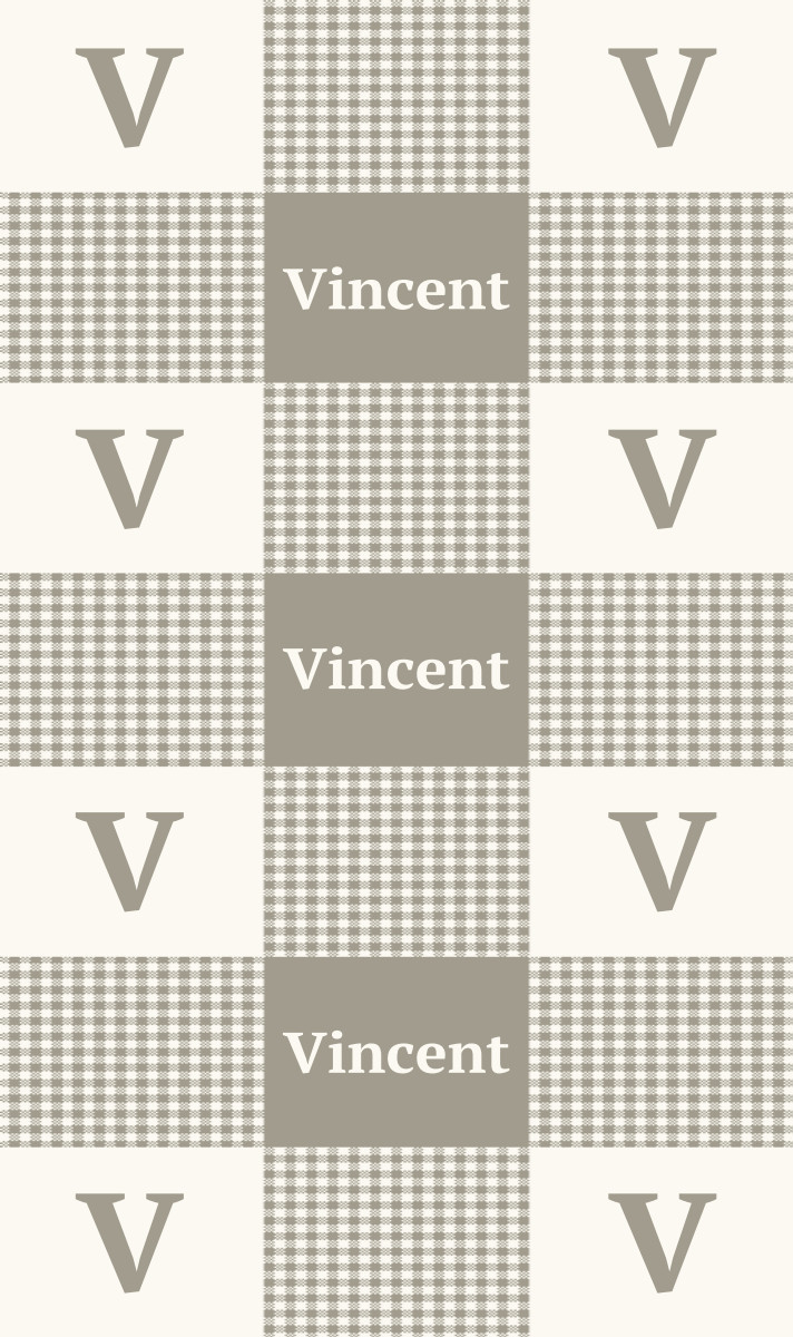 Vincent Cot Blanket - Beige/Eggshell