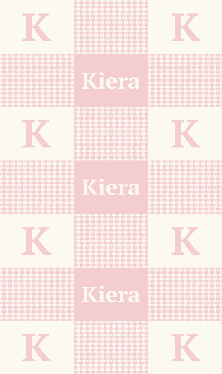 Kiera Cot Blanket - Pastel Pink/Eggshell Perfect Condition