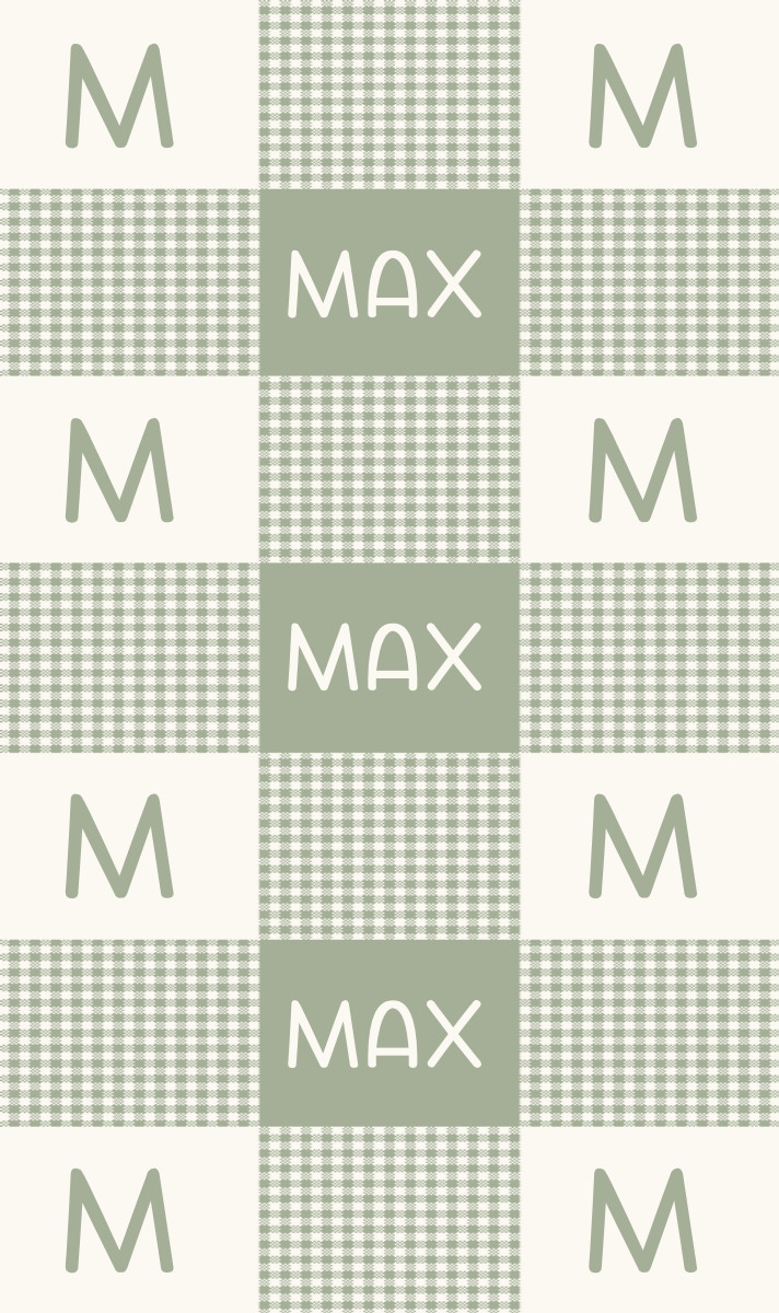 Max Cot Blanket - Sage/Eggshell Perfect Condition