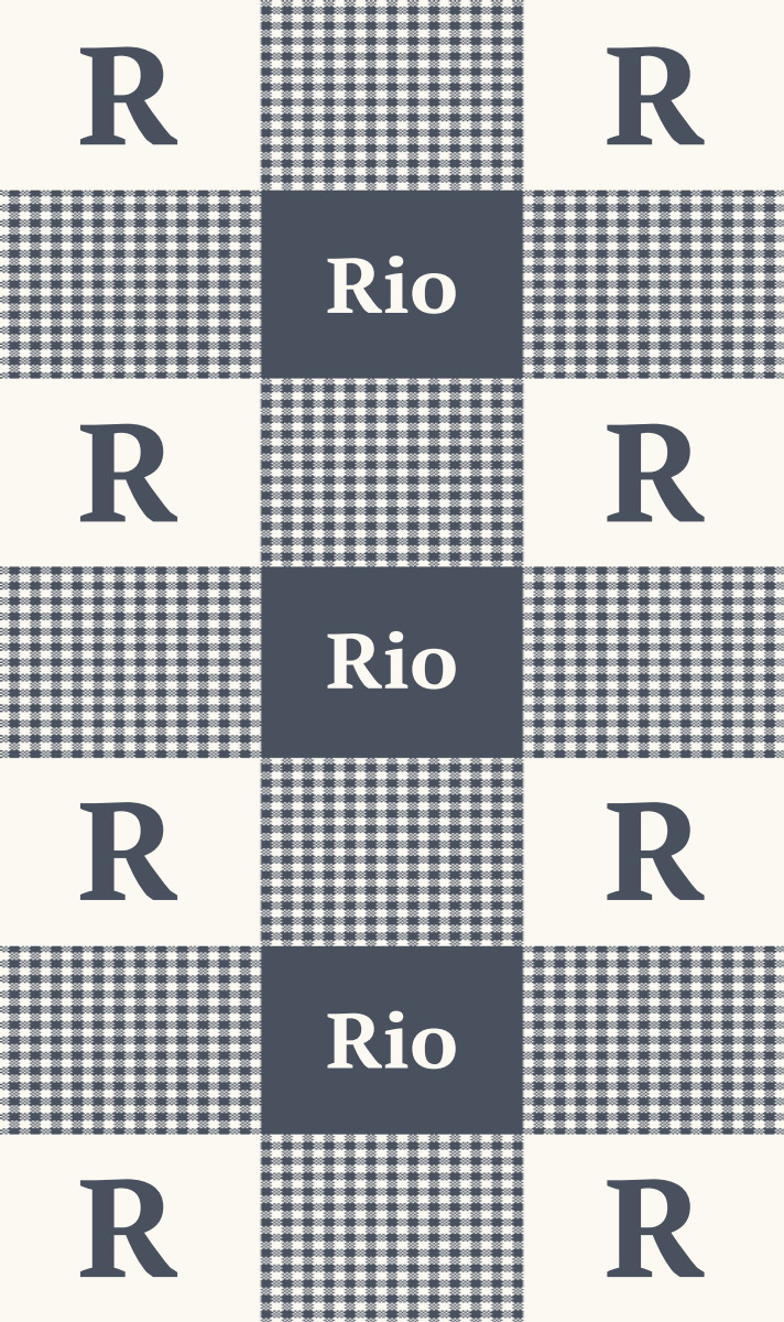 Rio Cot Blanket - Eggshell/Steel with Minor Defects