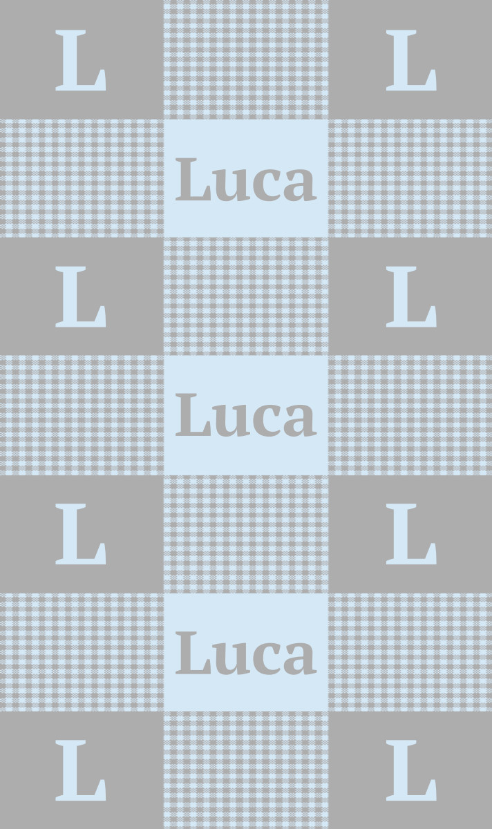 Luca Cot Blanket – Ice-Blue/Pewter Perfect Condition