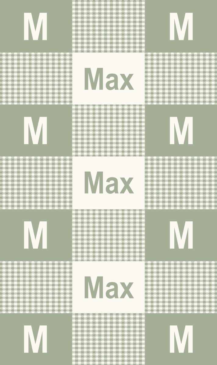 Max Cot Blanket - Eggshell/Sage Perfect Condition