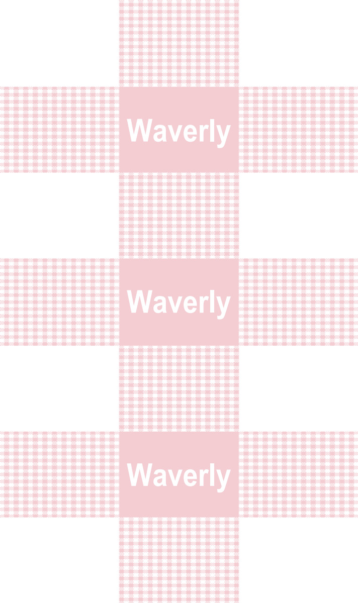 Waverly Cot Blanket - Pastel-Pink/White Perfect Condition