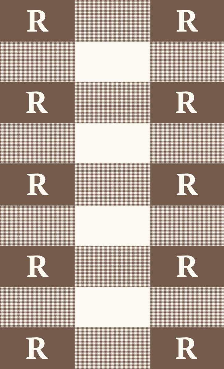 R Adult Blanket - Eggshell/Latte Perfect Condition