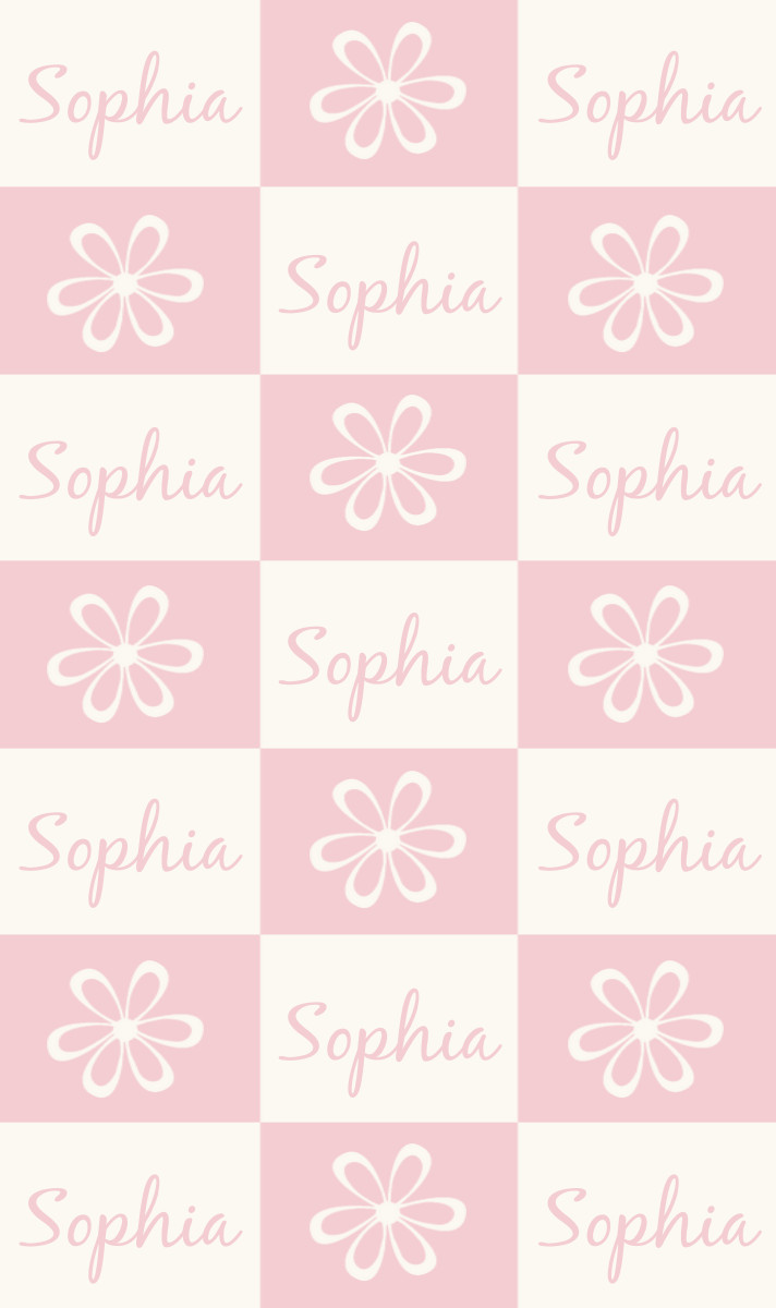 Sophia Cot Blanket -Eggshell/Pastel-Pink