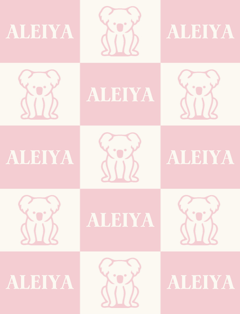 Aleiya Bassinet Blanket - Pastel-Pink/Eggshell Perfect Condition