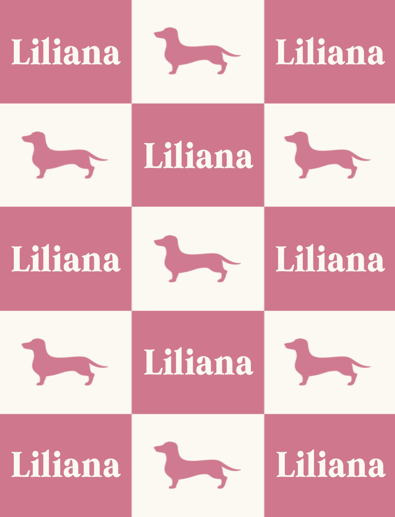 Liliana Bassinet Blanket - Rose/Eggshell Perfect Condition