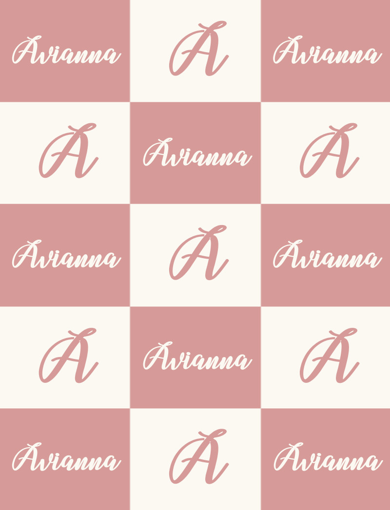 Avianna Bassinet Blanket - Blush/Eggshell