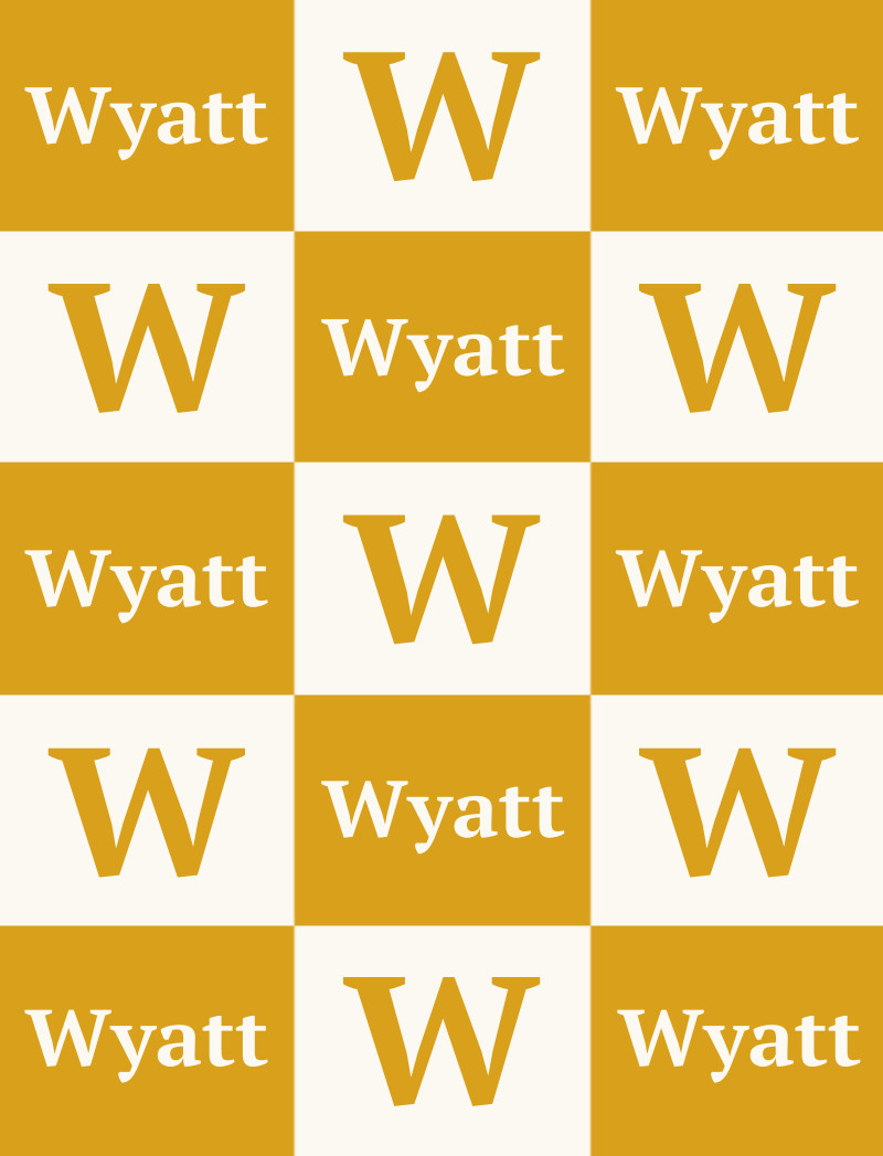 Wyatt Bassinet Blanket - Mustard/Eggshell