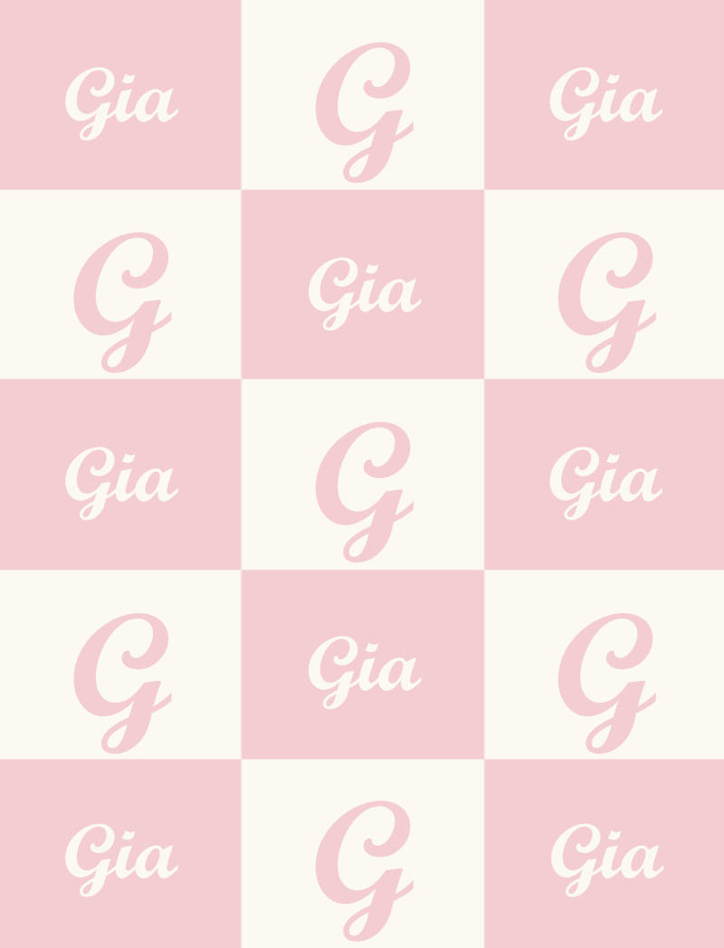 Gia Bassinet Blanket – Pastel-Pink/Eggshell with Minor Defects