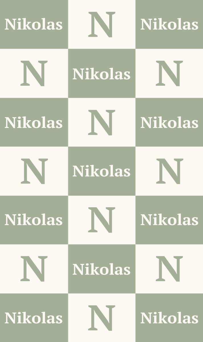 Nikolas Cot Blanket - Sage/Eggshell
