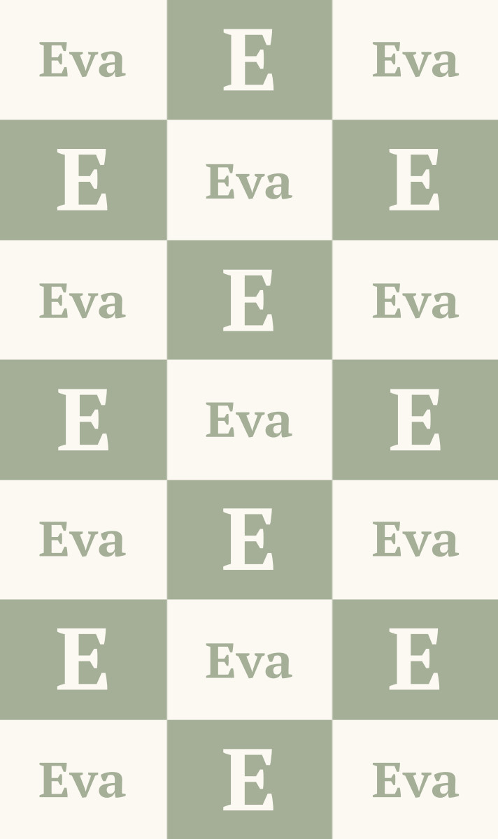 Eva Cot Blanket - Eggshell/Sage