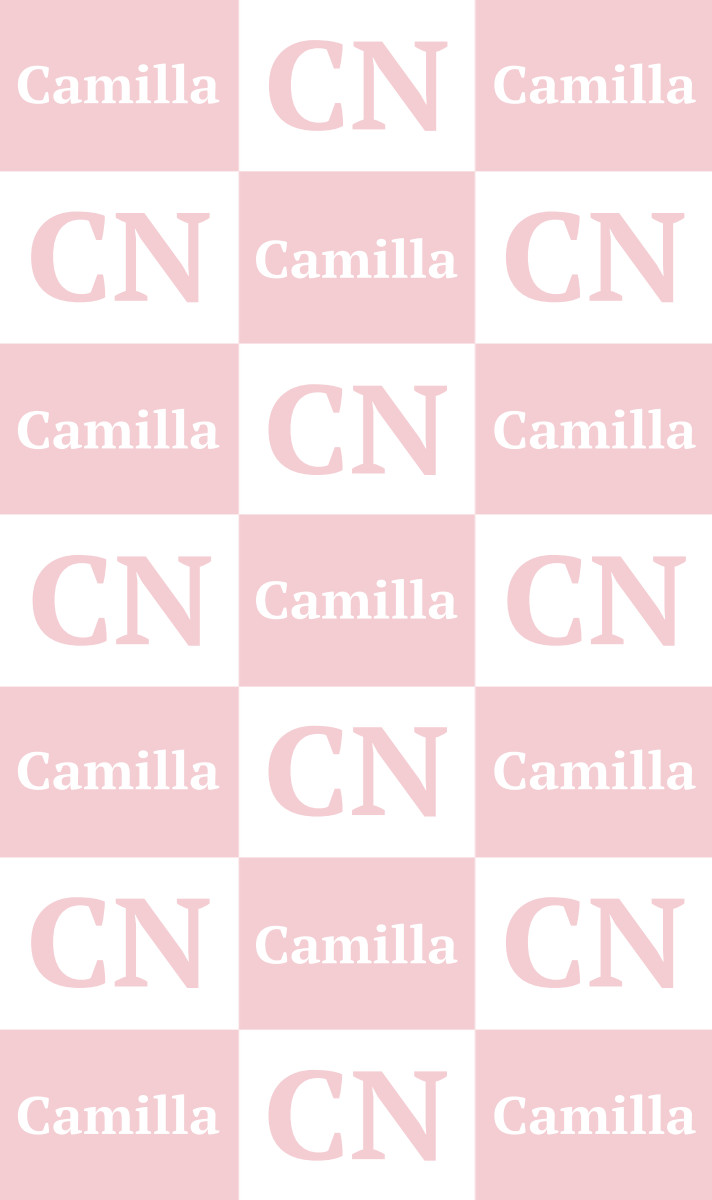 Camilla Cot Blanket - Pastel Pink/White