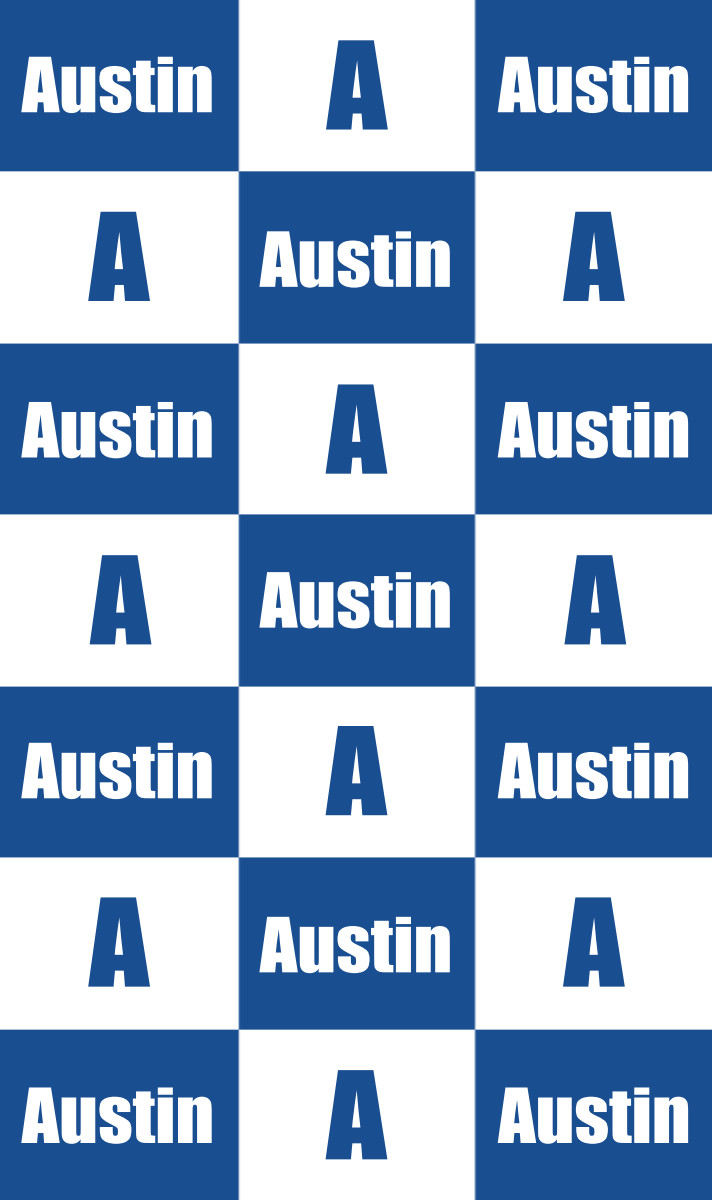 Austin Cot Blanket - Royal-Blue/White with Minor Defects