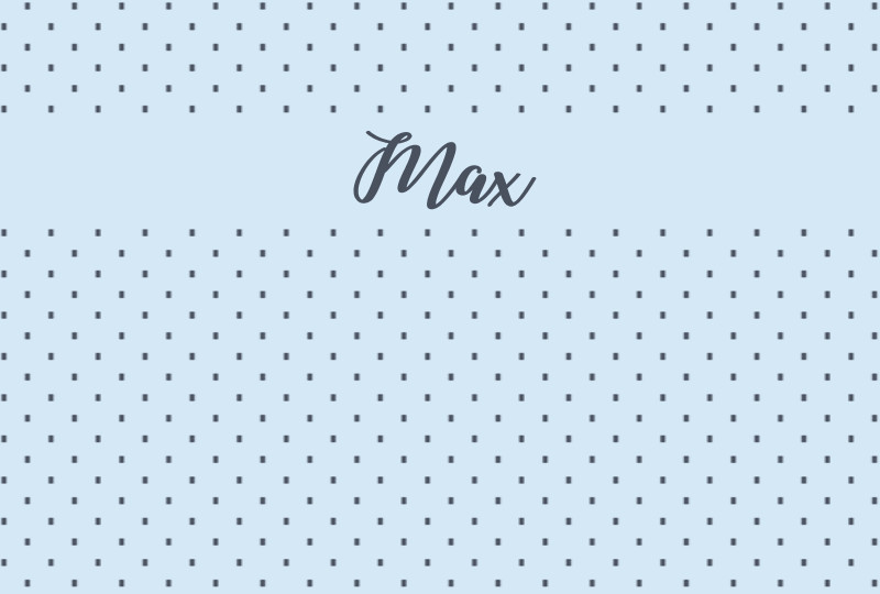 Max Newborn Blanket - Ice Blue/Steel