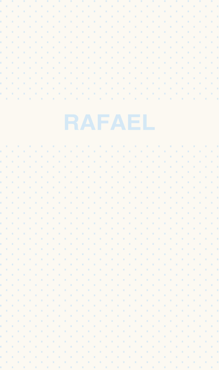 RAFAEL Cot Blanket - Eggshell/Ice Blue