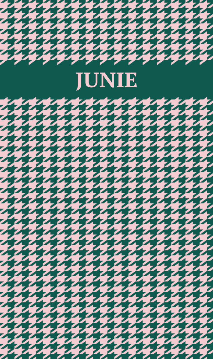 Junie Cot Blanket - Forest Green/Pastel Pink