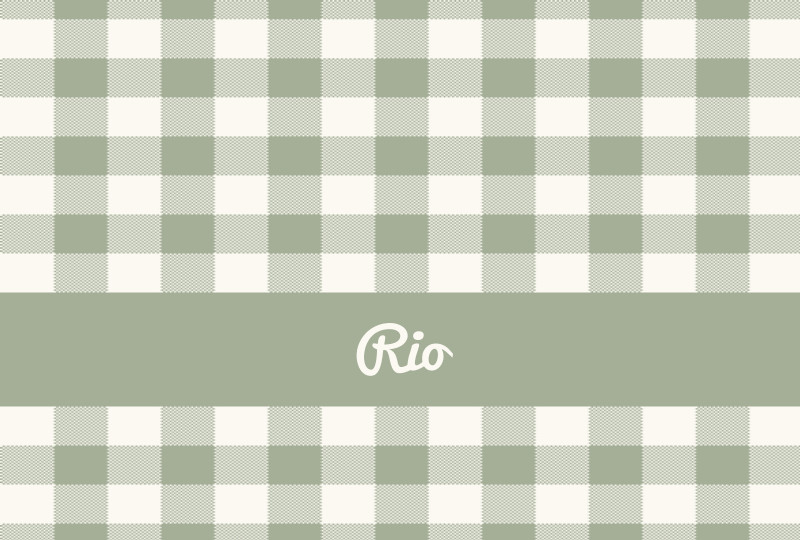 Rio Newborn Blanket - Sage/Eggshell