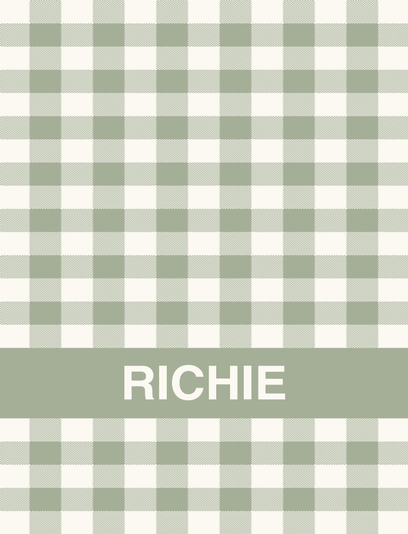 Richie Bassinet Blanket - Sage/Eggshell Perfect Condition