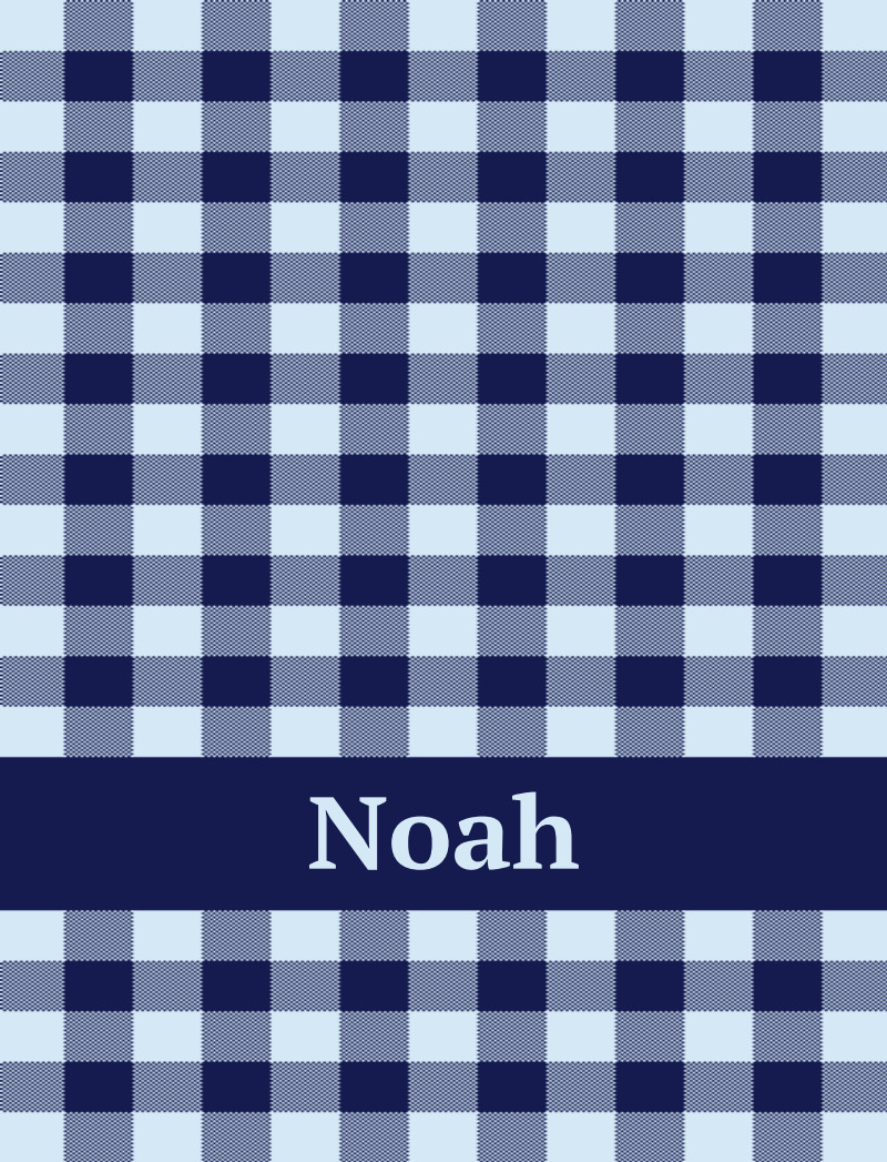 Noah Bassinet Blanket - Navy/Ice-Blue Perfect Condition